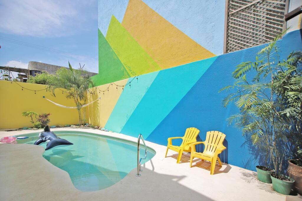 Studio -Trees At Mikasa- Near Beach, Pool, Fast Wifi, Ac & King Bed بويرتو إسكونديدو المظهر الخارجي الصورة